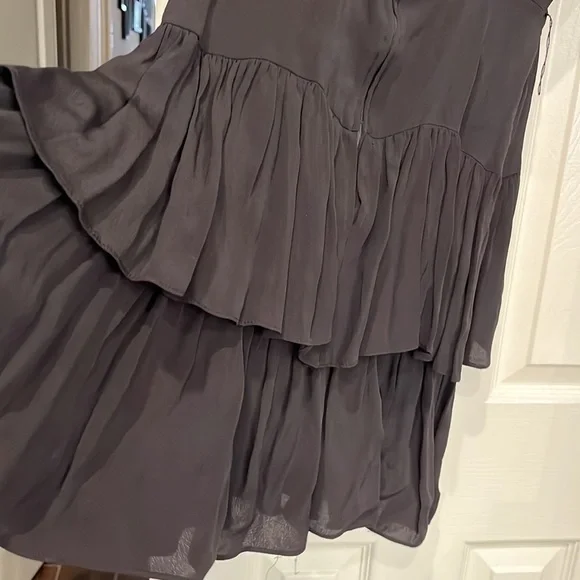 Betsy & Adam black party/cocktail dress. 8-10 crisscross back butterfly top. - Picture 6 of 13